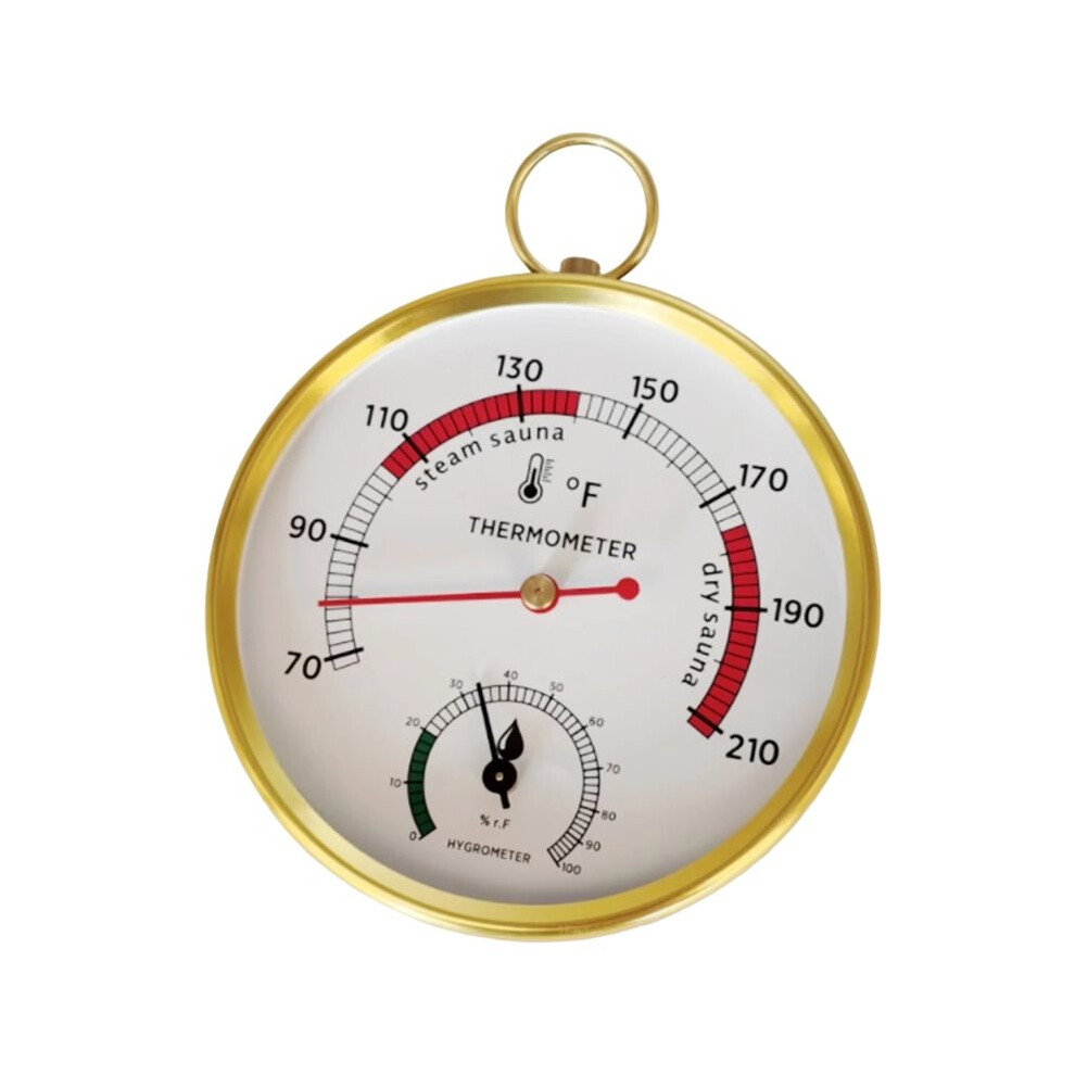 Tlily Sauna Thermometer Fahrenheit And Hygrometer, Portable Steam Sauna Box Thermometer For Steam Sauna Room, Home Spa