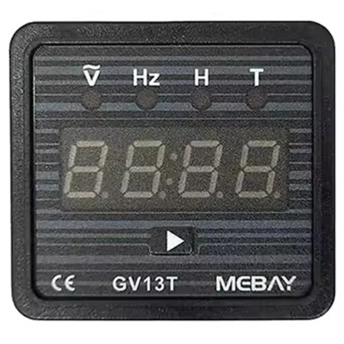 MEBAY 1PCS GV13T  Generator Digital Display Instrument Voltmeter Frequency Hour Test Panel Meter 220V