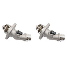 2X New Thermostat with Housing Assembly for Veloster Forte Seltos Soul 2.0L 25500-2E085