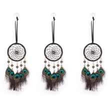 3X Dream Catcher Car Pendant Wind Chimes Feather Decoration Home Decor & Wall Hanging Adornment