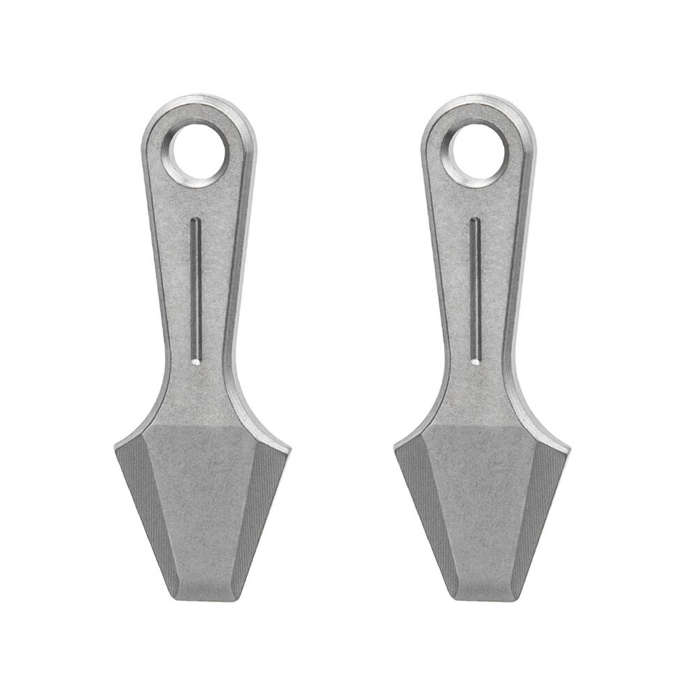 2X Titanium Edc Pry Bar Titanium Alloy Keychain Pendant Edc Tool Camping Accessory 6032211534948