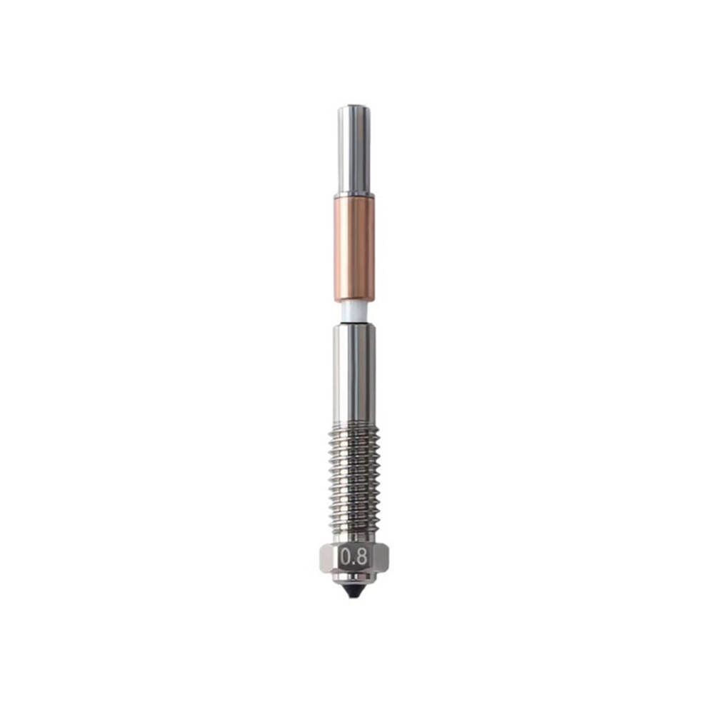 Bimetal Nozzle,Nozzle Replacement For Qidi Q2 Q2c 3D Printer, For Pla, Petg, Abs, Asa, Pc, Pa-Cf Filaments 0.8Mm 6031396522825