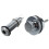 1 Pcs Flat  Chrome Strap Lock & 1 Pcs 1/4 Inch Chrome Cylinder Flush Mount Jack 1