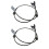 2X For  307 308 408 3008  C4L Back Wheel Speed Sensor Front & Rear ABS Speed Sensor ABS Sensor 9811802580 1