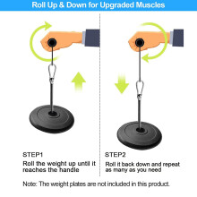 Forearm Wrist Roller Exerciser, Wrist Roller und Forearm Roller für Training, Fitness, ArmstäRke für Fitnessstudio und Zuhause