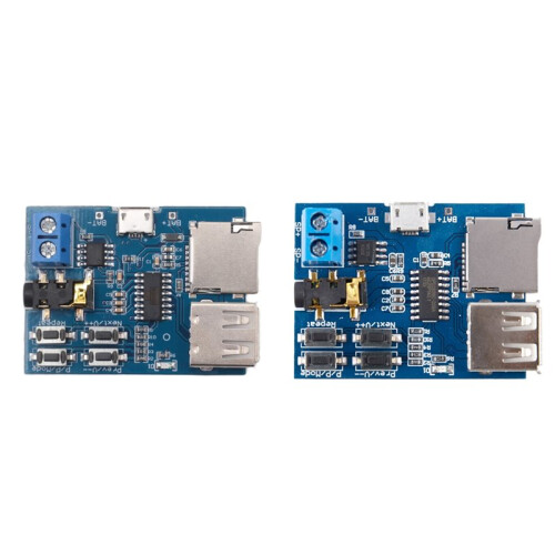 2 Pcs Mp3 Lossless Decoder Board Comes with Amplifier Mp3 Decoder TF Card