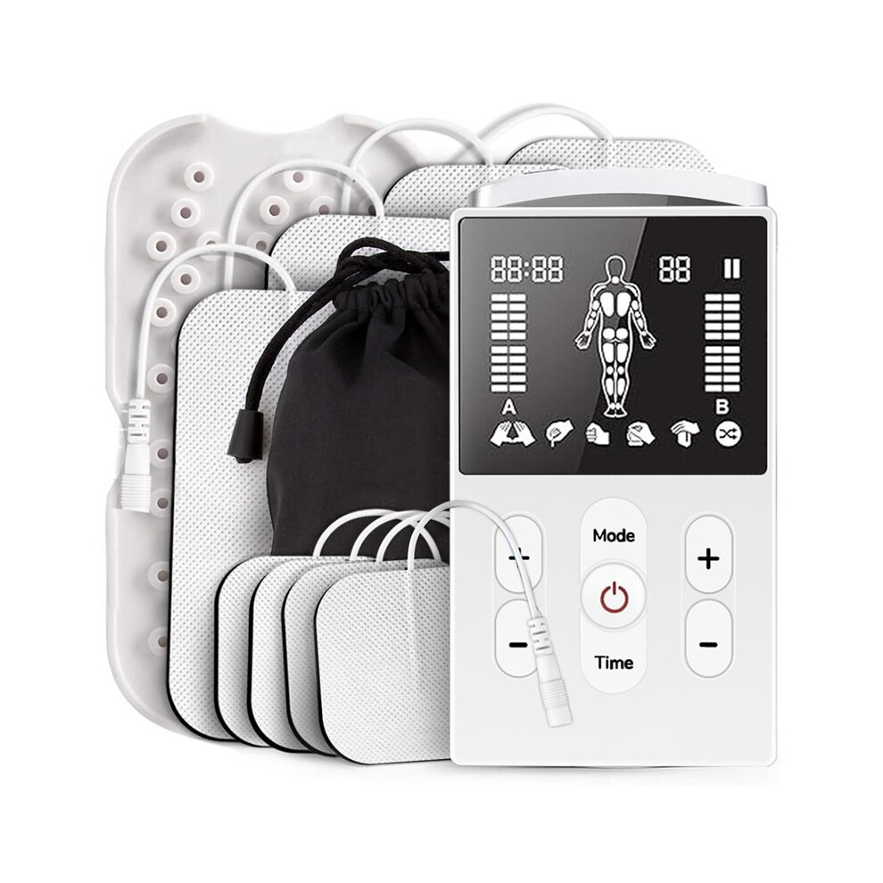 Tlily Ems Pulse Massager Tens For Pain Relief And Muscle Recovery Dual Channel Electronic Acupuncture Treatment Instrument