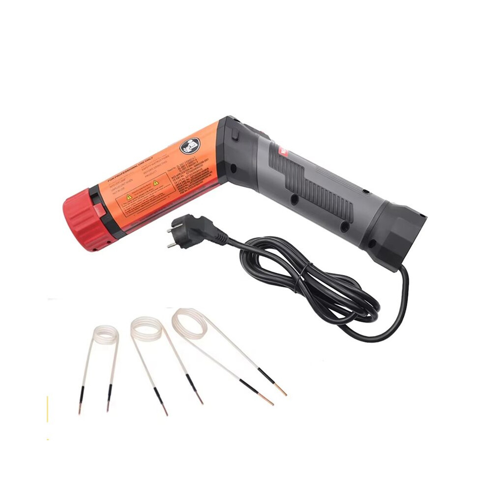 New 1100W Rotary Induction Heater Kit Flameless Magnetic Induction Heaters Car Bolt Remover Repair Tools 220V Eu 4713929835276