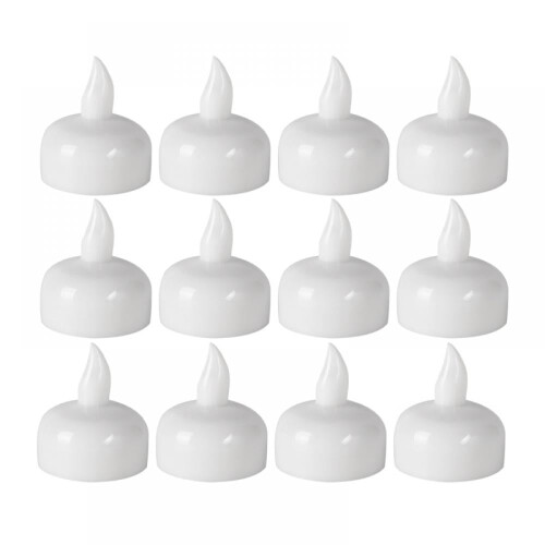 12er-Packung wasserdichte LED-Schwimmkerzen 1