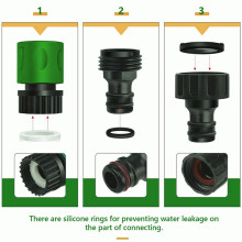Garden Quick Connect Release Water Hose Fittings Plastic Connectors, Male & Female 3/4 Inch GHT 20Pcs