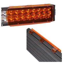 2X 8 Inch Curved LED Work Light Bar Lens Cover ATV UTV Offroad 4WD Amber