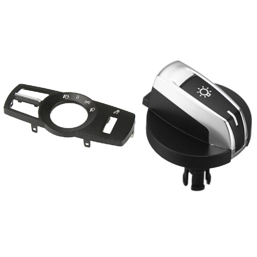 1Pcs Car Headlight  Knob Buttons with 1PCS Car Headlight  Panel