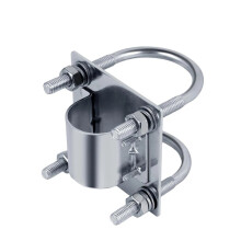 Soporte de Tubo para Mástil de Antena Compatible con Adaptador de Tubo para Starlink GEN2 V2. Soporte Universal para Poste de Acero para Antena.