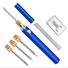 Kit de Fer à Souder Électrique Sans Fil USB, Outil de Soudage Portable pour le Bricolage et la Soudure à Domicile