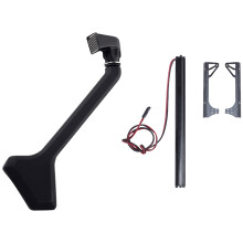 2 Pcs RC Car Part: 1 Pcs Black Rubber Snorkel & 1 Pcs RC Car Roof Lamp 36 LED Light Bar