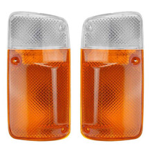 2Pcs Corner Light Indicator Signal Lamp Replace for Patrol GQ Y60 1987-1994 B6120-01J00, Right & Left