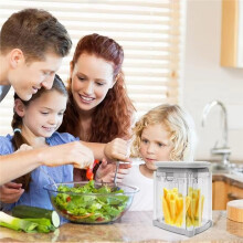 Multifunctional Manual French Fry Cutter with Replaceable Blades for Kitchen Dicing Cutting Potatoes Cucumbers Kitchen