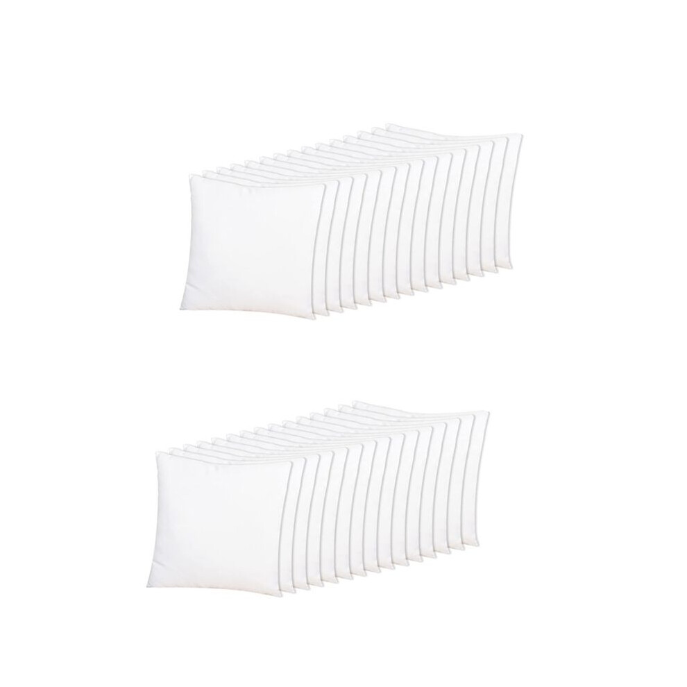 30 Pcs Sublimation Blanks Pillow Cases 16x16Inch White Cushion Covers Pillow Covers Heat Transfer DIY Custom Picture
