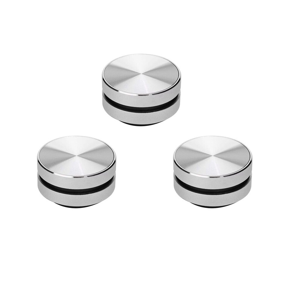 3X Portable Speaker Turns Anything Into A Speaker Wireless Bone Conduction Induction Vibration (Silver) Silver 6031363996444