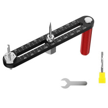 Allsome Compass Circle Cutter Tool Adjustable Holesaw for Drywall Aluminum Boards Carpentry Crafts