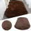 Tapete oval felpudo antiderrapante de 60 x 40 cm (23,62 x 15,74 polegadas) 2