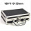 2X Aluminum Alloy Toolbox Accessories Storage Box Practical Aluminum Suitcase Portable Handle Small Toolbox Storage Box 6