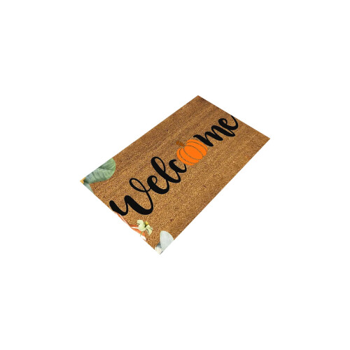 Pumpkin Area Rug Yellow Polyester 50x80cm 1