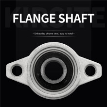 16Pcs KFL001 12mm Zinc Alloy Self Aligning Pillow Block Flange Bearing Rhombic Bearing Housing
