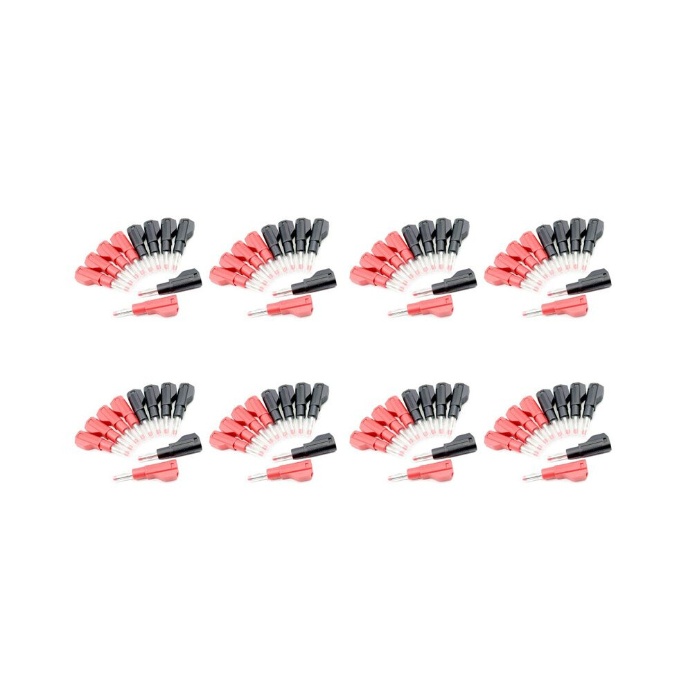 80 Sets Retractable Sheath 4Mm Banana Plug Connectors Stackable Wire Solder Multimeter Test Leads Ends Plugs Adapter 6032605923518