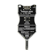 LTD-100 Induktivitätstester, Wiederaufladbarer Spulentester für Motherboards, Typ-C-Anschluss, Doppelalarm für Elektromagnetische Prüfungen