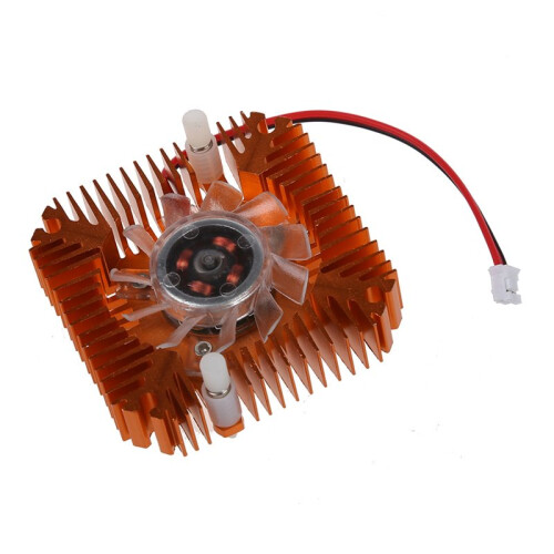 6X PC Computer Laptop CPU VGA Videokaart 55Mm Koeler Koelventilator Heatsink 2