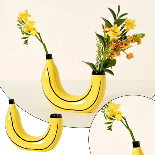 Vaso de resina em formato de banana (1 peça) 1