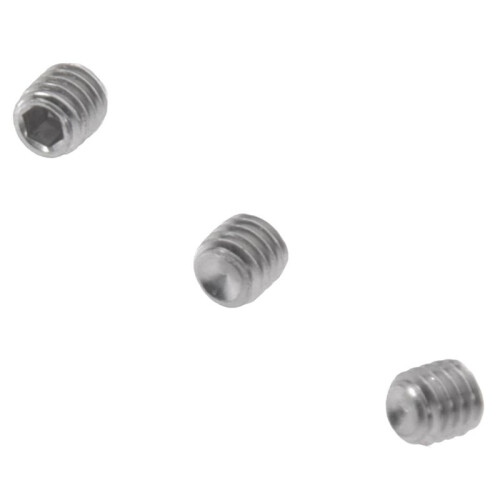500pcs M3x3mm Stainless Steel Hex Socket Set Cap Point Grub Screws Silver