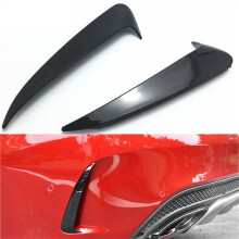 8x Rear Bumper Apron Spoiler Canard Air Vent Cover Trim for Mercedez W205 C43 C63 AMG 4 Door 2015-2021