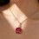 Classical Square Cut Crystal Necklace Dainty Chain-DN0312228RD 5