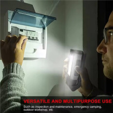 Neue Magnetische COB-Arbeitsleuchte, USB-Wiederaufladbare LED-Taschenlampe, Tragbare Laterne, Campinglampe mit Typ-C-Anschluss