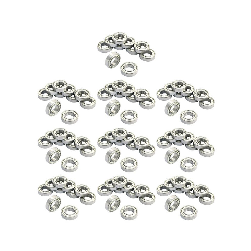 100Pcs 6800Z 10 X 19 X 5Mm Single Row Shielded Deep Bearing 4711852556008