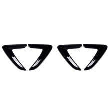 4Pcs for F30 F35 316I 320I 328I 330I 335I Car Accessories Vents Decorative Cover 2013-2017(Black)