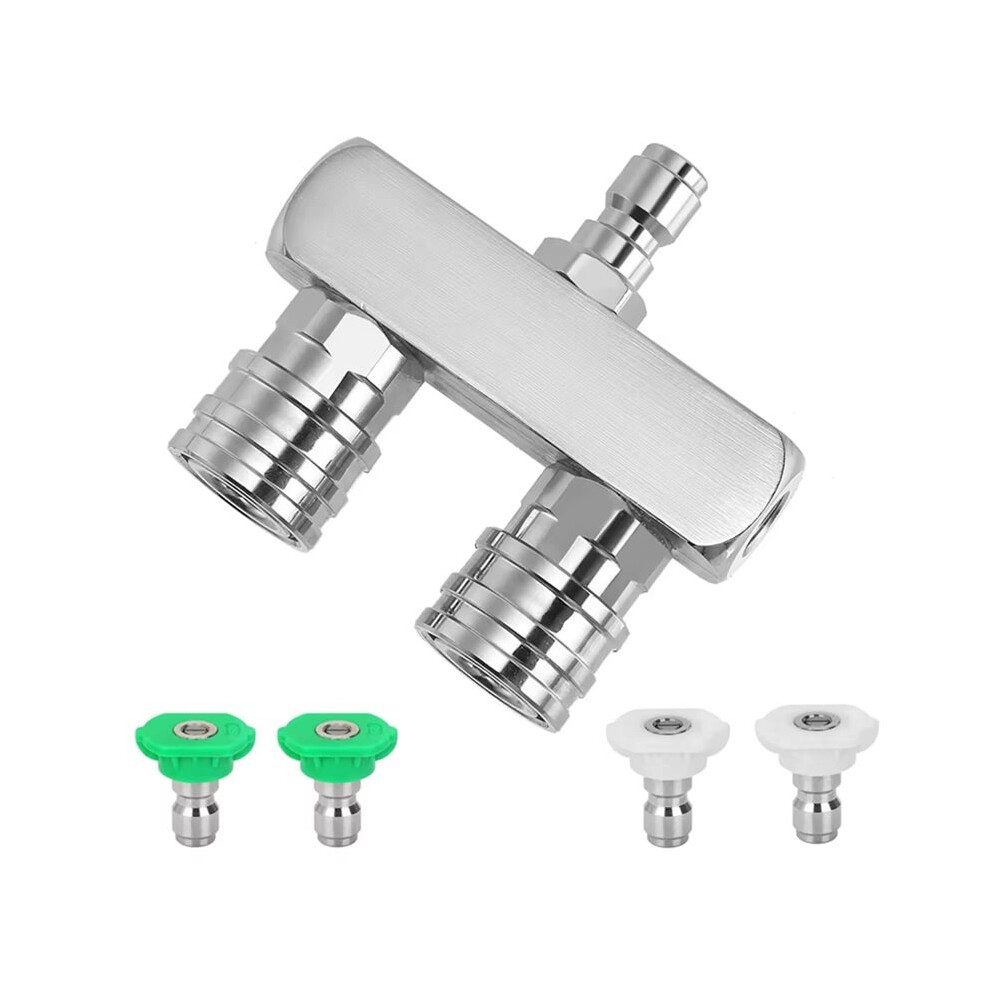 Pressure Washer Tips Washer Nozzle Tip And 4Pcs Power Washing Spray Nozzles(25, 40 Degree) 1/4 Inch Quick Connect 4712706803187