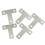 40 Pcs Angle Plate Corner Brace Flat T Shape Repair Bracket 40mm x 40mm 2