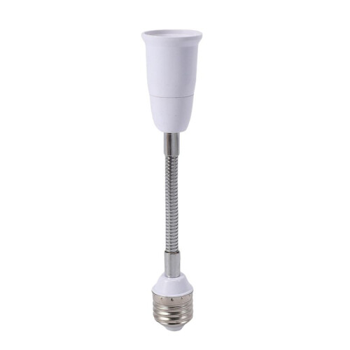 4X LED Light Bulb Holder Converters Adapter Flexible E27 to E27 20cm Length Flexible Extend Socket Base Type Extension 2