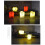 12er-Pack LED-Teelichter mit flackernder Flamme 2