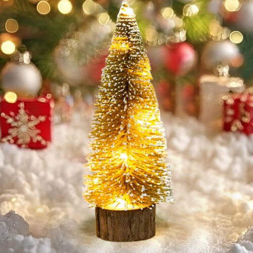 Mini LED kerstboom bureaudecoratie 1