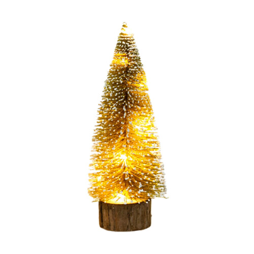 Mini LED Christmas Tree Green Desktop Decoration 12in 2