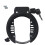 Advanced Bicycle Frame Lock - Secure Wheel & Frame Protection with Keyed Access Anti-Theft Design Sleek Black Finish 1