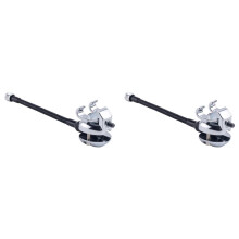 2X Drum Microphone Stand Pressing Ring Microphone Holder with Gooseneck Drum Accessories
