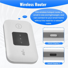 Mobiler 4G-Lte-Internet-Hotspot, WLAN-Router, UnterstüTzt 8 Bis 10 Benutzer, 4G-WLAN-Router für Zuhause und das BüRo