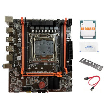 X99E-Moederbord + E5 2666 V3 CPU + Thermische Vetondersteuning 4 DDR4 RECC RAM Gigabit LAN-Kaart PCIEX16 NVMe Desktop-Moederbord