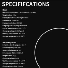 Fish Finder - Portable Fish Finder and Depth Finder for Recreational Fishing From Dock, Shore or Bank