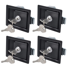 4 Pièces Remorque Boîte à Outils Serrures Porte Palette Poignée Loquet Antivol Palette Serrures